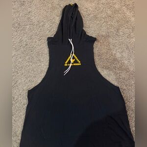 Under Armour Project Rock Black Sleeveless Hoodie, XXL